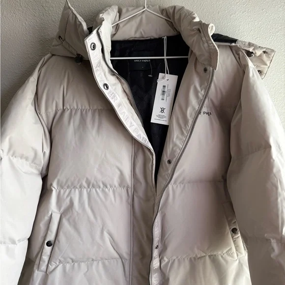 DAILY PAPER The Nicole Puffer in Nacreous Clouds Beige - Picture 6 of 15